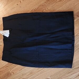 J. Crew Navy Linen Skirt - Size 8 Tall